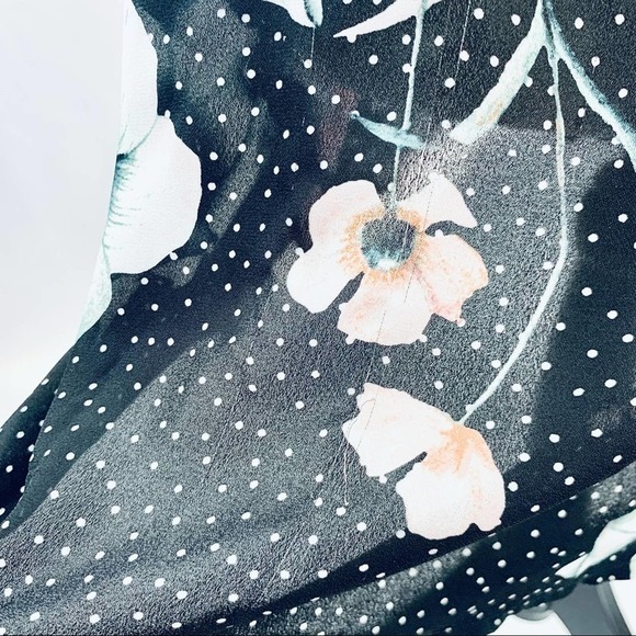 SPENSE Long Sleeve Sheer Floral Blouse Large - Picture 14 of 15